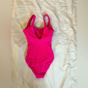 Pink bathing suit